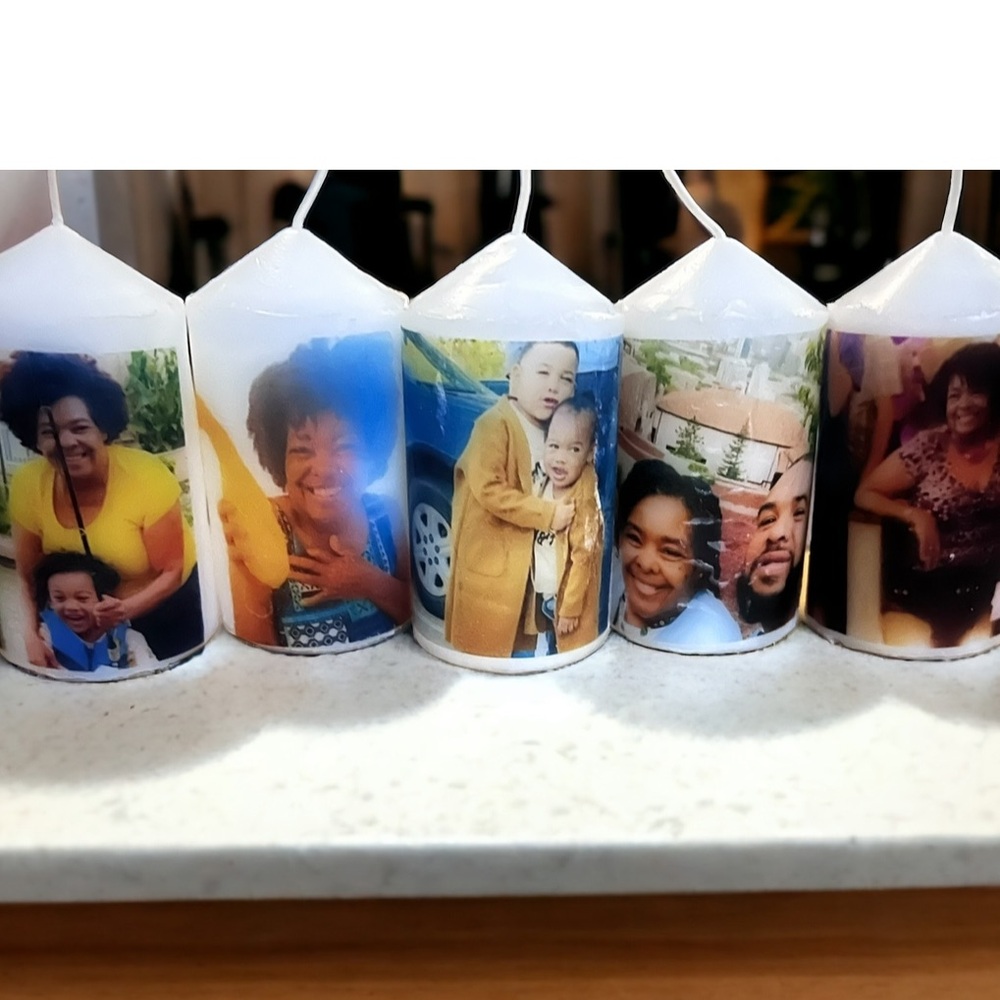 Custom - Set of Two (2) Custom Decorative Candles - Picture 4 of 12